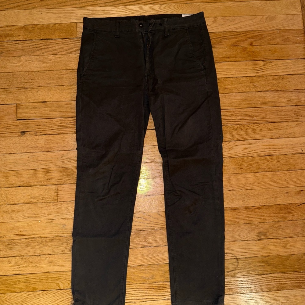 rag & bone Men's Black Chinos